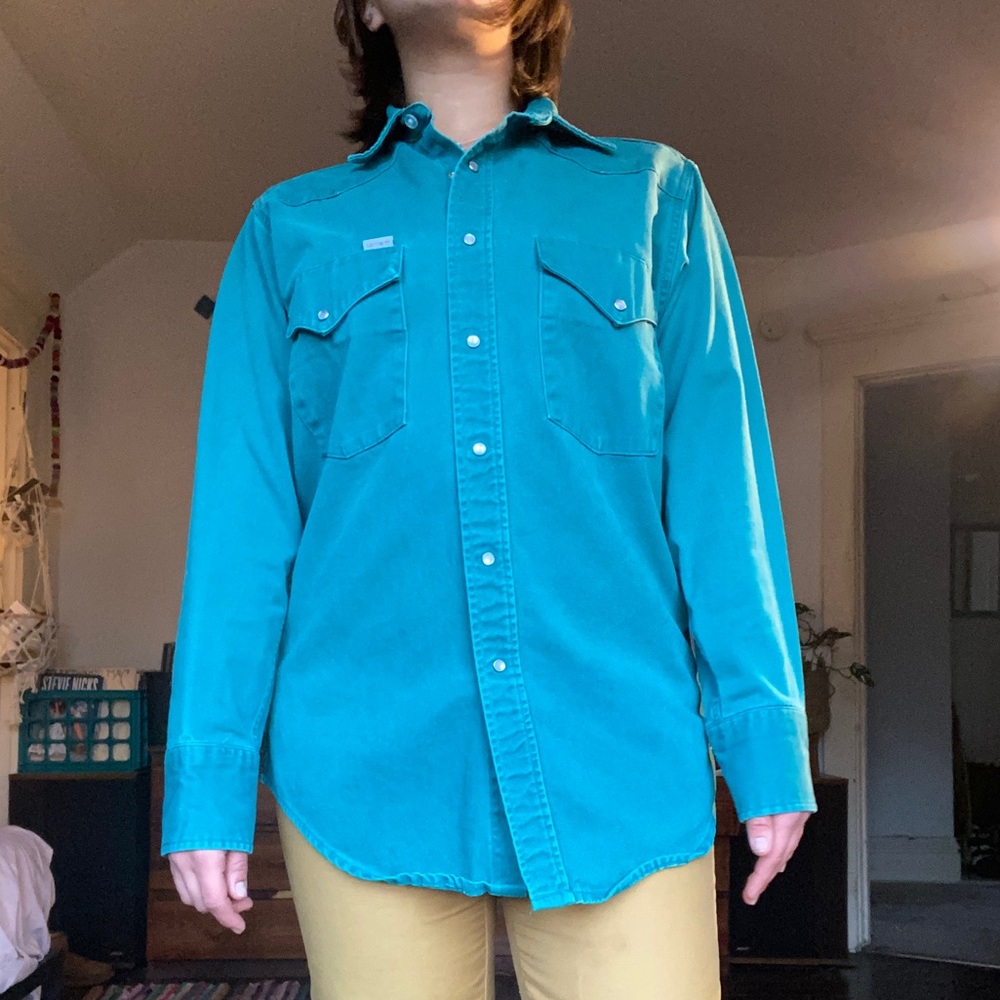 Men’s Carhartt button down, Rugged outdoor wear